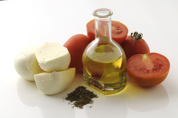Ingredienti per l insalata Caprese - Antipasti italiani