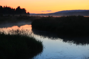 Fototapeta premium Schweden bei Nacht
