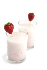 Strawberry smoothies