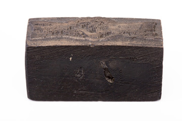 tampon en bois sculpté