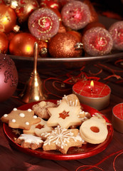 Fototapeta na wymiar Delicious Christmas cookies