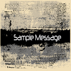 Abstract Textual Grunge Background