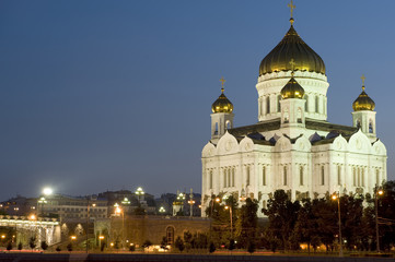 Cathedral of Christ the Savior the night