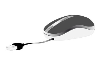 souris, souris d'ordinateur, vecteur © M.studio
