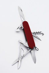 Suisse - Couteau d'officier noir et rouge