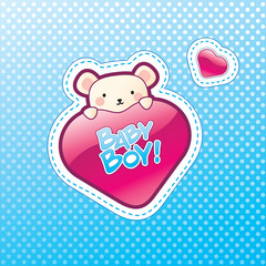 Baby Boy Vector Illustration