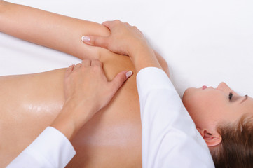 Fototapeta premium massage for female body