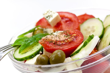 Gemischter Tomatensalat