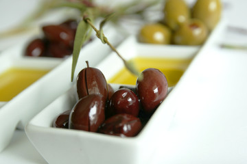 Olives and oil