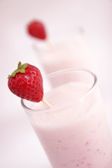 Strawberry smoothies
