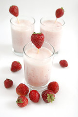 Strawberry smoothies