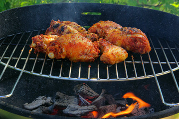 Grillen Hähnchen - grilling chicken 04