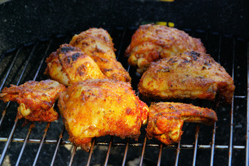 Grillen Hähnchen - grilling chicken 05