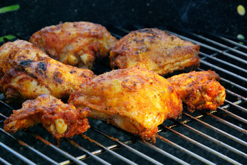Grillen Hähnchen - grilling chicken 06
