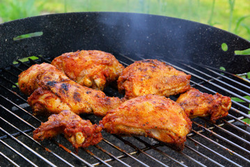 Grillen Hähnchen - grilling chicken 07