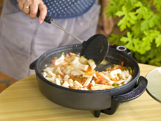 Cooking Paella