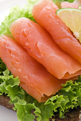 Lachs Brötchen