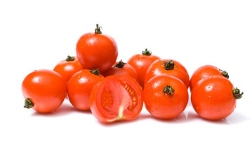 tomato on a white background