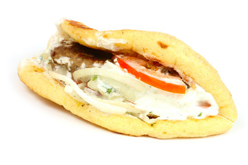 an image of burger on white