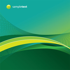 green abstract vector background