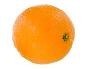 Fresh orange isolated on white background
