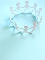 community of people holding on hands