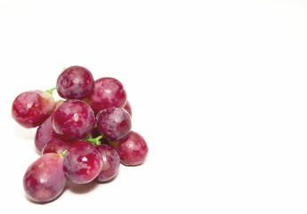 grape isolated in white