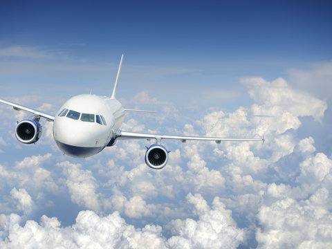 Fototapeta Airplane in the sky