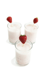 Strawberry smoothies