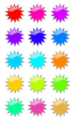 3d glossy shop buttons