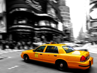Taxi at times square