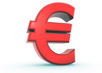 Fototapeta premium Euro Rojo