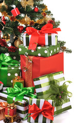 decorated Christmas fir