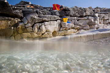 Child beach tools concept