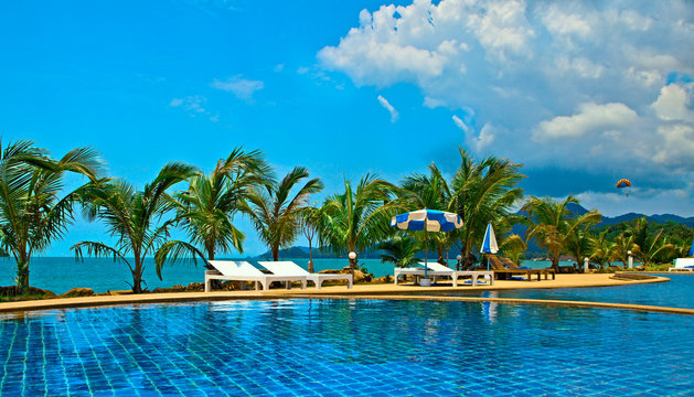 Resort swimming pool