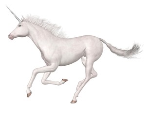 Naklejka na ściany i meble Magical Unicorn - galloping
