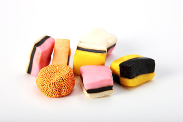 Candy on a White Background
