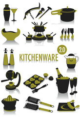 Kitchenware silhouettes 2.0
