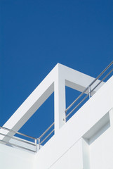 Detail of functionalist style villa