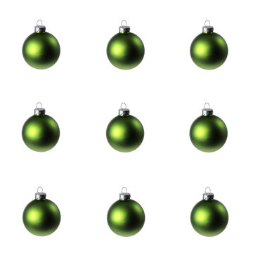 Green Christmas Ornament