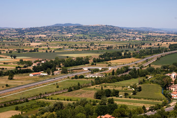 Fototapeta na wymiar Valle Umbria
