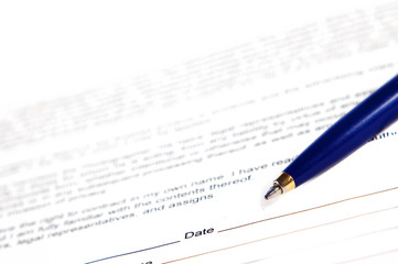 signature the document