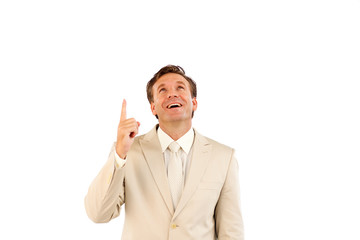 Senior leader looking upwards