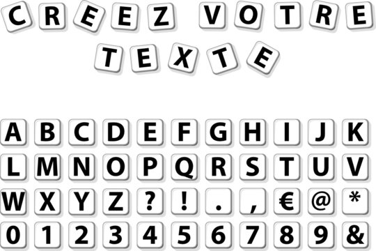 cr&eacute;ez votre texte