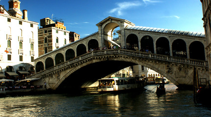 Fototapeta na wymiar Wenecja, Rialtobrücke