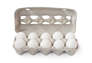 eggs with carton box