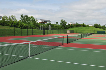Tennis courts