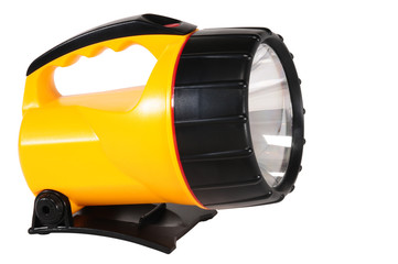 Flashlight. Clipping path