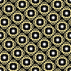 Seamless magic ornament vector pattern