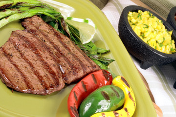 mexican carne asada plate